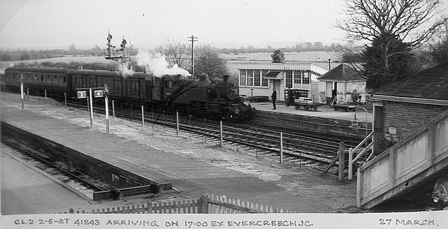 Class 2 2-6-2T 41243 - Highbridge - 27.3.1965