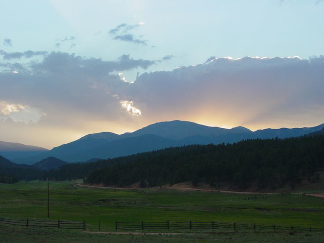 Mt. Evans Sunset