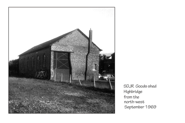 Highbridge goods shed from north west 9 1969