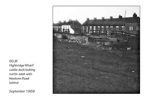 Highbridge Wharf cattle dock looking North East  September 1969