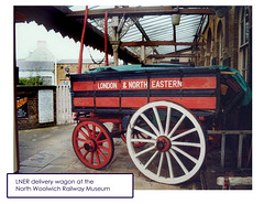 LNER parcels wagon North Woolwich Railway Museum