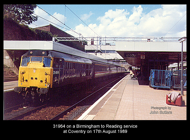 31964 at Coventry on 17th August 1989