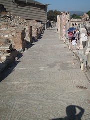 Mosaic floor next to the houses at Ephesus