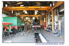 Loco works on the Bluebell Railway - 19.4.2011