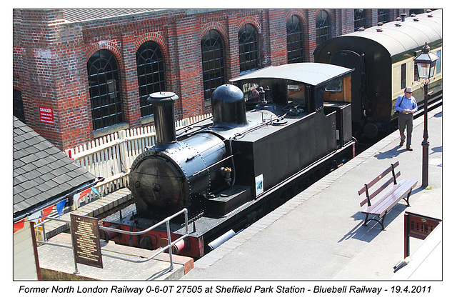 North London Railway 0-6-0T - 27505  - Sheffield Park - Bluebell Railway - 19.4.2011