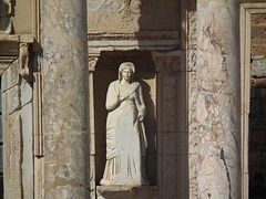 Statue at the Library at Ephesus