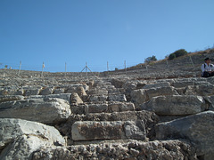 Detail of the amphitheatre at Ephesus