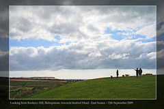 Rookery Hill looking towards Seaford Head - 12.9.2009
