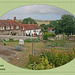 East Dean - The Tiger Inn viewed across a garden