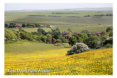 East Dean from Friston - 25.5.2012