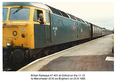 BR 47 401 Oxford 25.8.1985