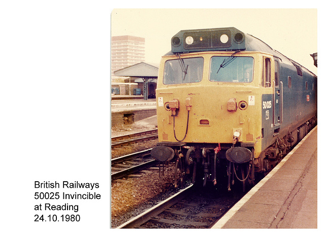 BR 50025 Invincible - Reading - 24.10.1980