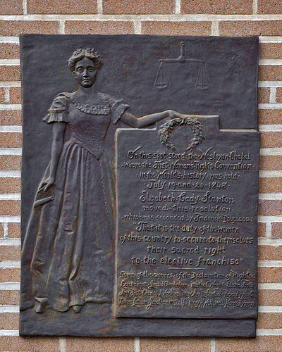 Women's Rights Convention Plaque – Fall Street, Seneca Falls, New York