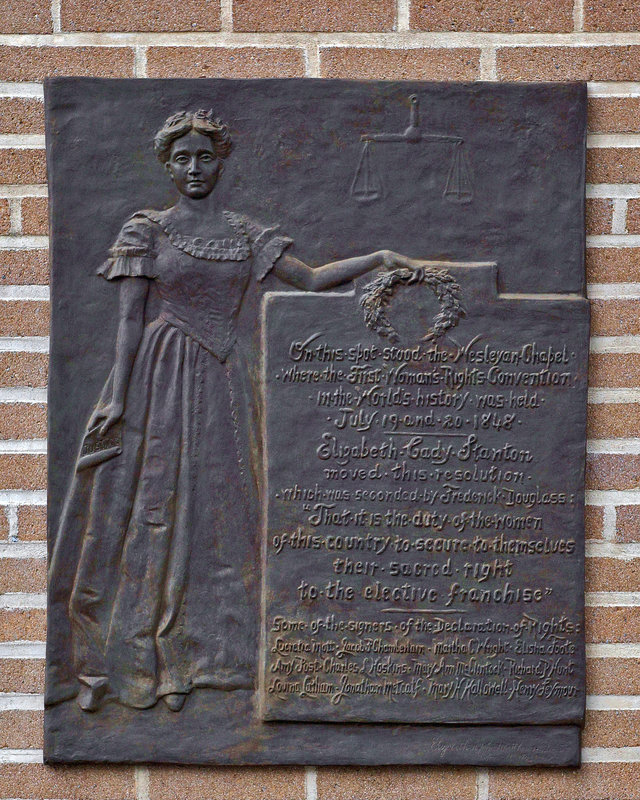 Women's Rights Convention Plaque – Fall Street, Seneca Falls, New York