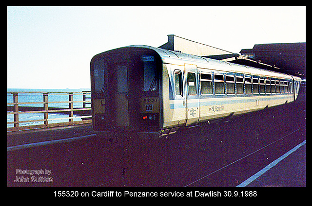 155320 at Dawlish on 30.9.1988