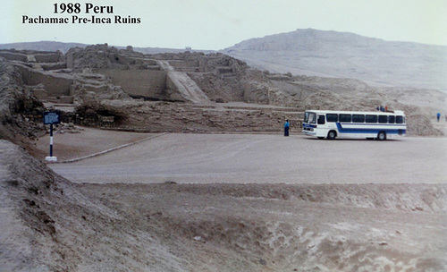 1988 Peru Pachacamac Pre-Inca Ruins