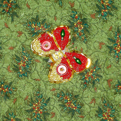 December Christmas Butterfly