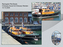 Pilot boats 5 Estuary Escort & 6 Estuary Warden - Ramsgate - 10.10.2005