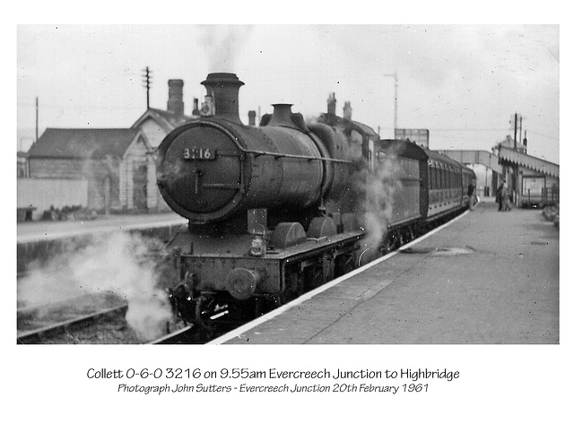 Collett 0 6 0 3216 Evercreech Junction 20 2 61