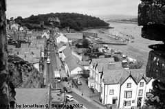 View from Conwy Castle, Edited Version, Conwy, Wales (UK), 2012