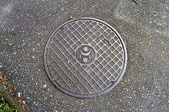 Halle (Saale) 2013 – Manhole cover from 1887