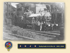 SDJR 4-4-0 No 16 1891 to 1928