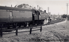 2-6-2T 41296 at Templecombe in early 1964