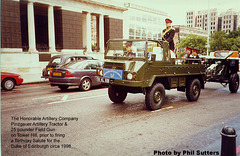 HAC Pinzgauer at Tower of London for salute 2