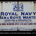 Royal Navy recruitment sign Tenterden KESR 21.7.2006