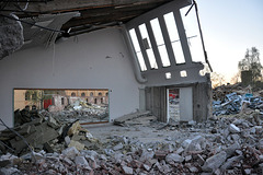 Demolition of the old Music Conservatory