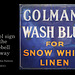 Colman's Wash Blue sign Bluebell Railway - photo by Dan Sutters - 19.4.2011