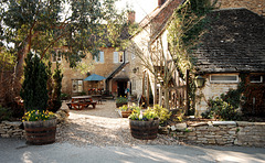 The Back of the Red Lion at Lacock, Wiltshire