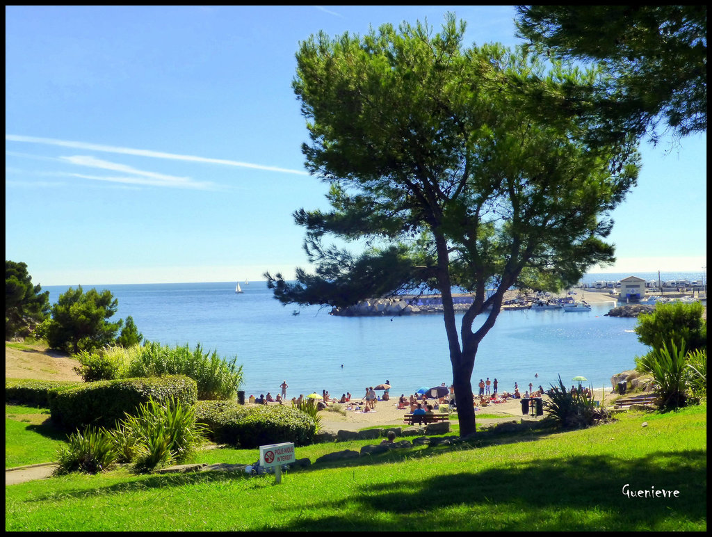 La plage en septembre.