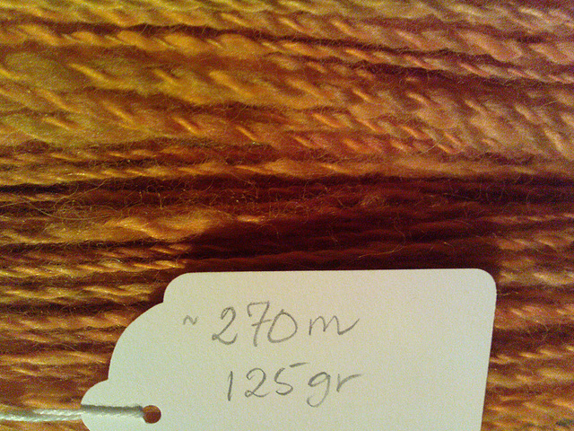 hand dyed and handspun alpaca 2-ply hand dyed and handspun alpaca 2-ply