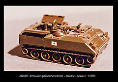 JGSDF armoured tracked personnel carrier - 1/76th  - diecast