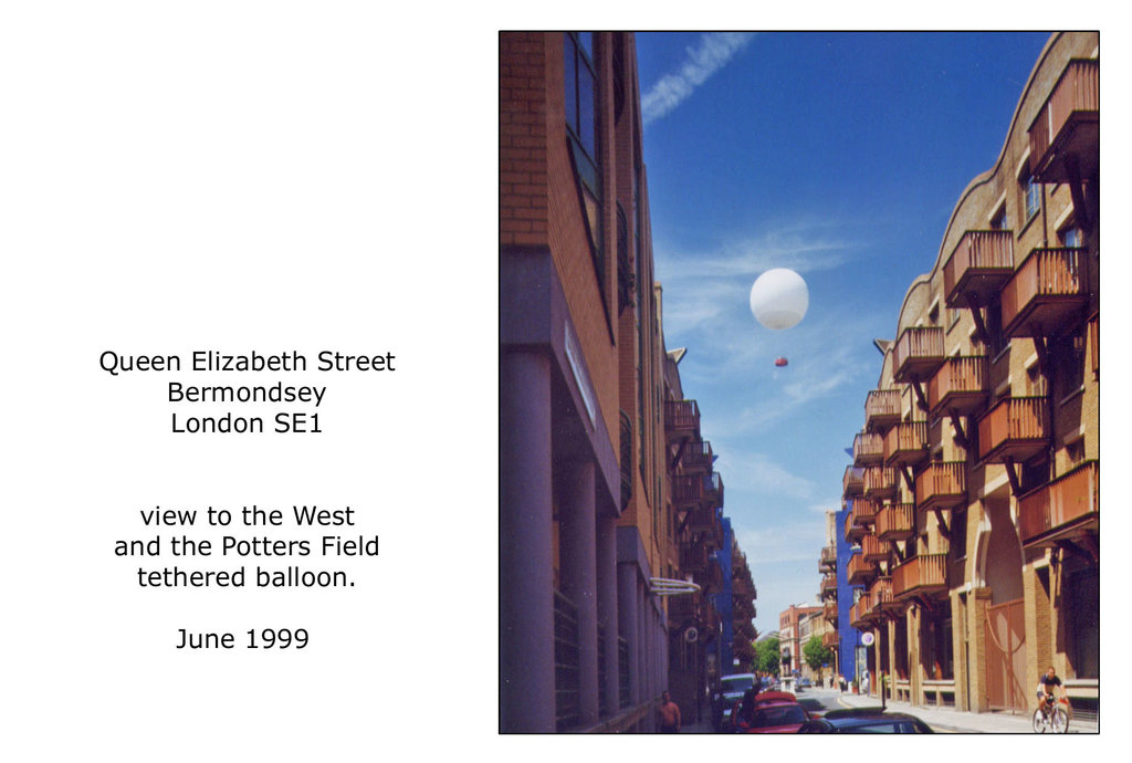 Queen Elizabeth Street & balloon - June 1999