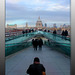 Millennium Bridge & Saint Paul's Cathedral - 1.12.2012