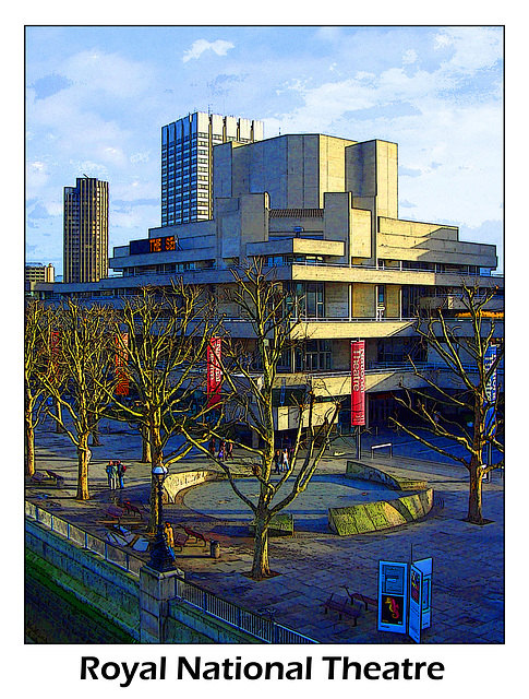 National Theatre from Waterloo Bridge 12.12.2006