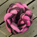 Raspberry liquorice roving