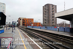 On top of the Elephant  - North Southwark - 11.4.2013