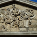 coade stone pediment, royal naval hospital, greenwich