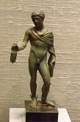 Statuette of Mercury in the Princeton University Art Museum, September 2012
