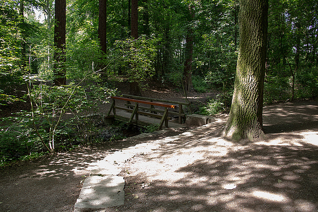 20140520 3501VRAw [D~DU] Bachbrücke, 6-Seenplatte, DU-Wedau