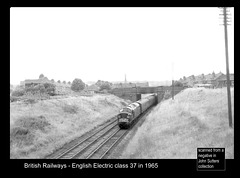 BR class 37 (English Electric type 3) in 1965