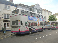 DSCN0947  First Devon and Cornwall P920 RYO and P455 SCV in Penzance - 8 Jun 2013