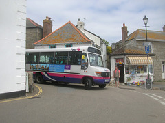 DSCN1033 First Devon and Cornwall S554 RWP in Mousehole - 9 Jun 2013