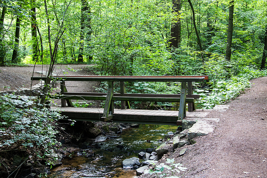 20140520 3400RAw [D~DU] Bachbrücke, 6-Seenplatee, DU-Wedau