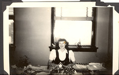 Betty at Life and Casualty Company, Nashville, 1943