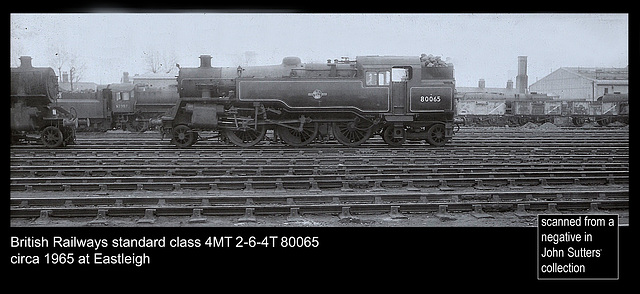 British Railways standard 4MT 2-6-4T 80065 1965