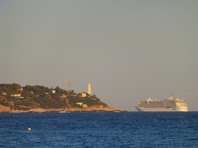 Liberty of the Seas off Nice (2) - 10 September 2013